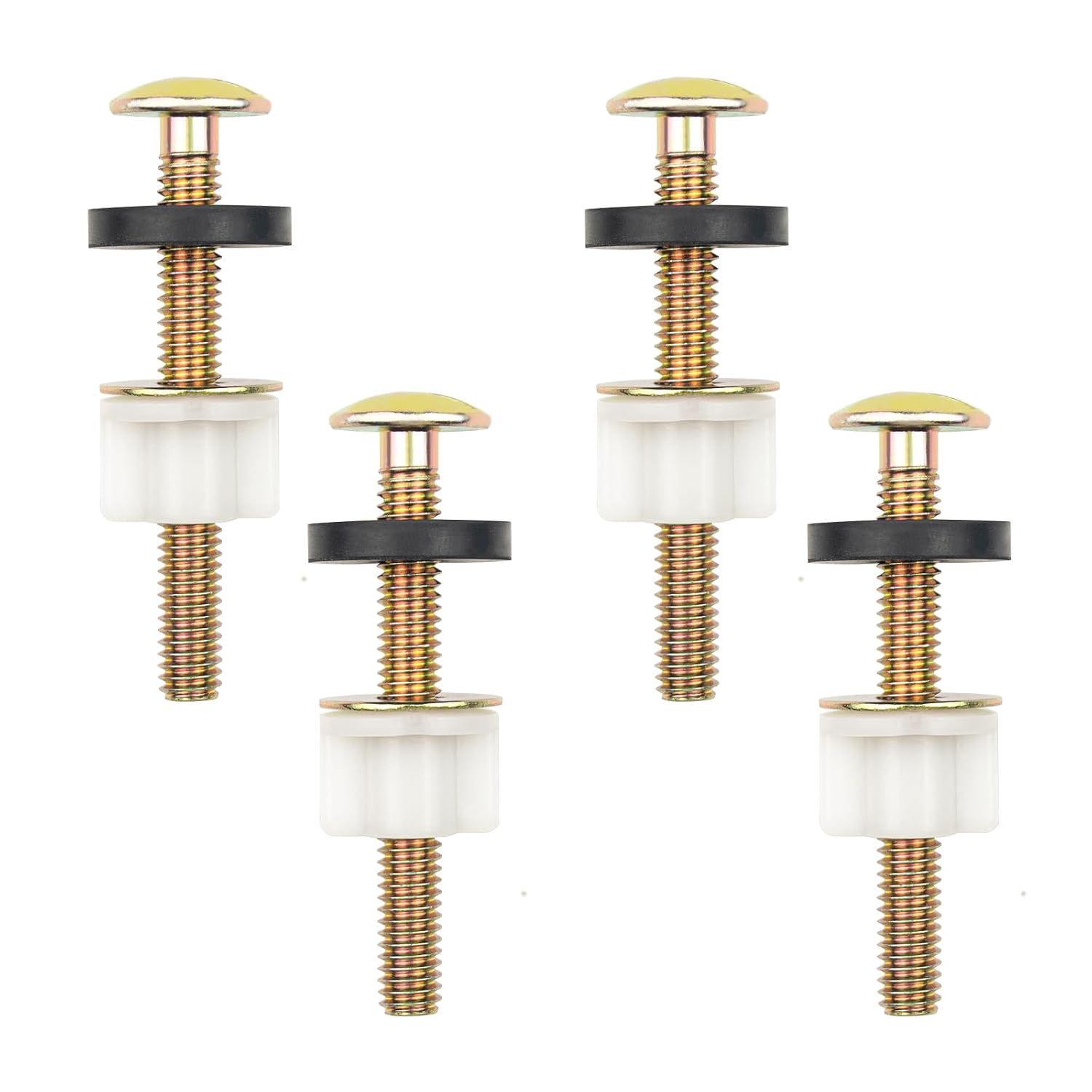 ELANE 4 Pack Toilet Seat Screws Replacement Stay Tight