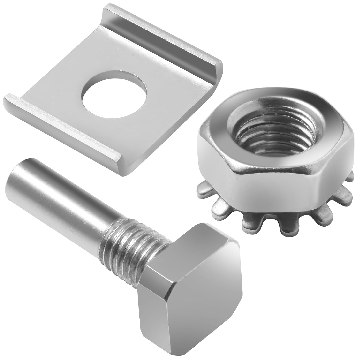 GGTE Glass Shower Door Pivot Pin Kit with Hex-Nut and Washer