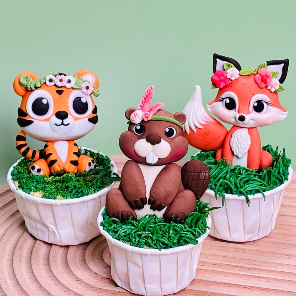 FUNSHOWCASE Fondant Mold Tiger Cake Topper 31 Inch Tall