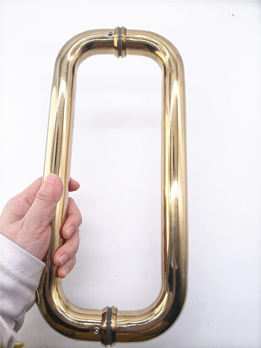 WANLIAN 8 Inch Gold Shower Door Pull Handle