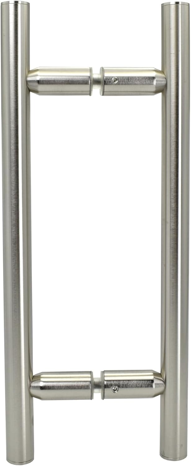 MONT HARD 8 Center-to-Center Ladder Pull Shower Handle Brushed Nickel