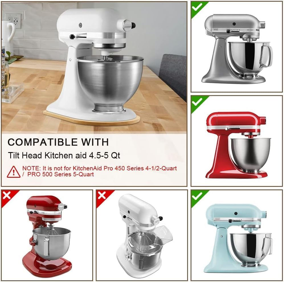 Sun3drucker Sliding Mat for Kitchen Aid Mixer