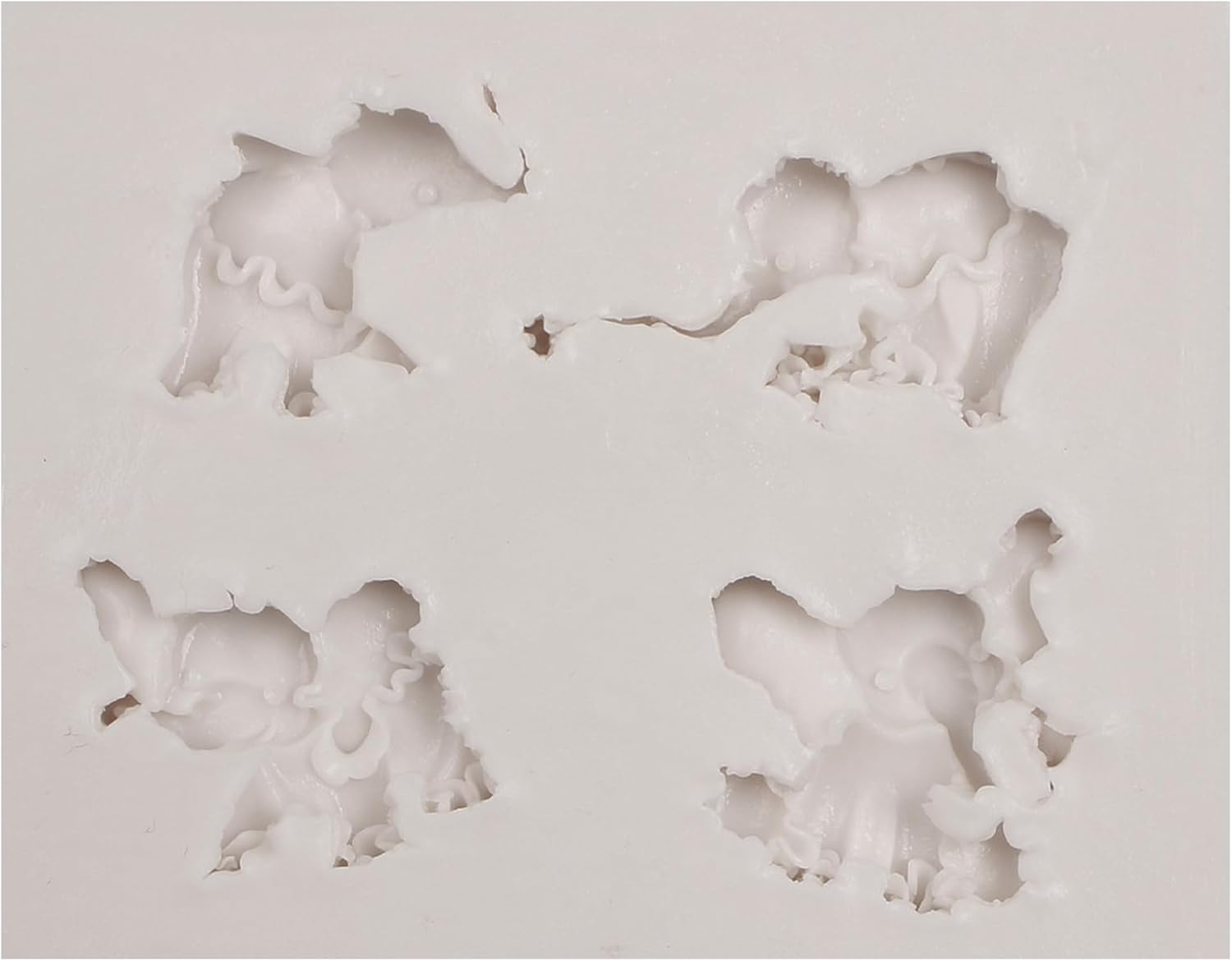 Caregene Mini Elephant Chocolate Moulds for Baby Shower