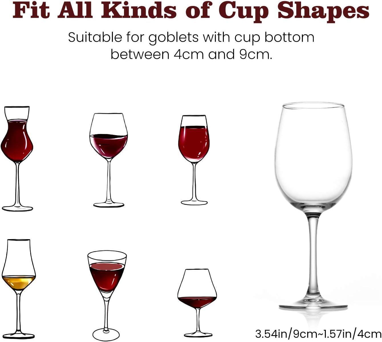 Nuovoware Wine Glass Rack - 3 Rows Gold