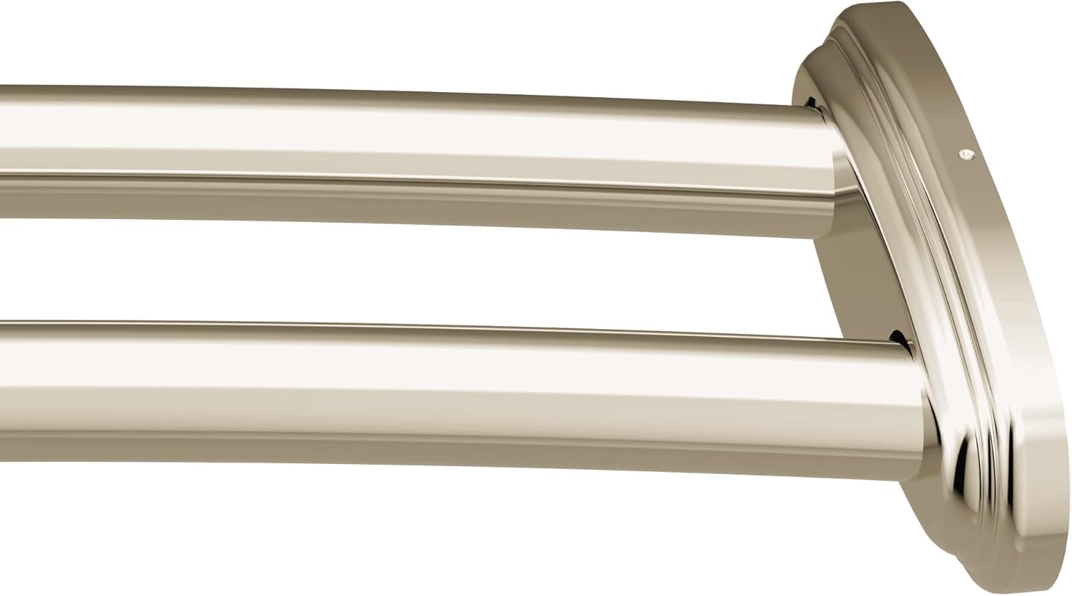 Moen Adjustable Double Curved Shower Rod in Polished Nickel 1