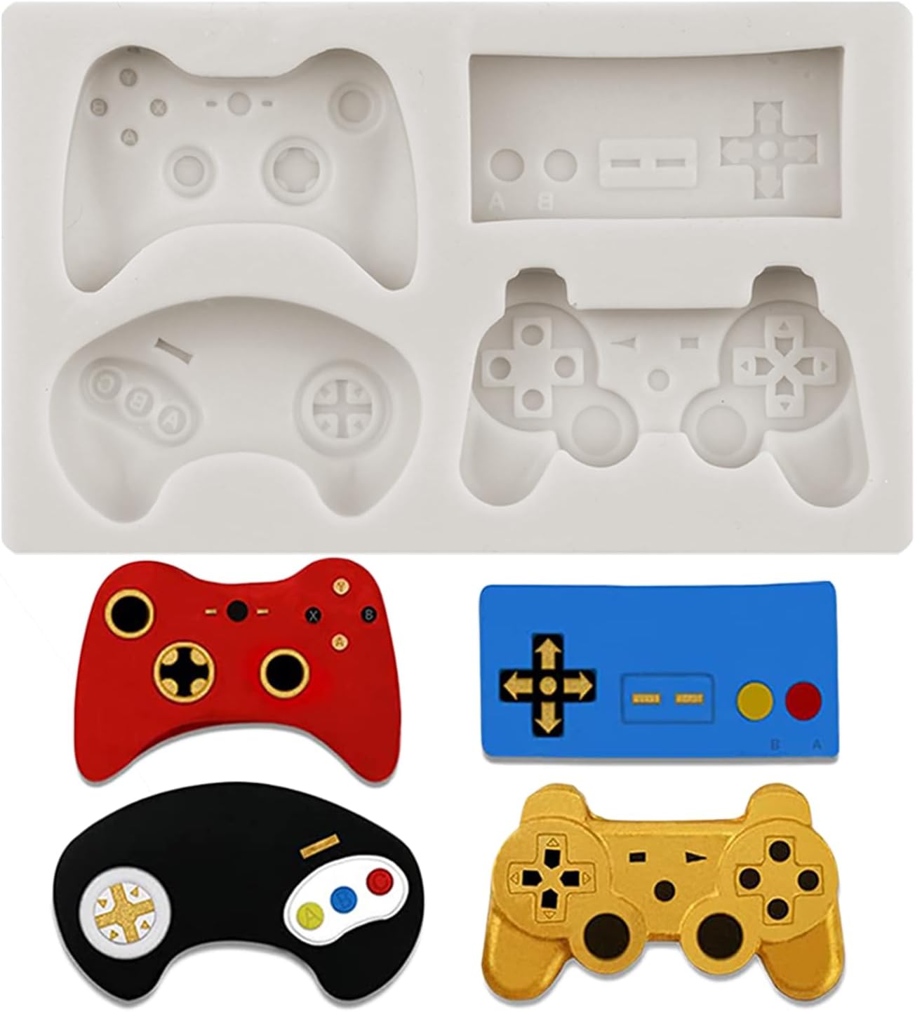 Game Controller Silicone Fondant Mold Set 1