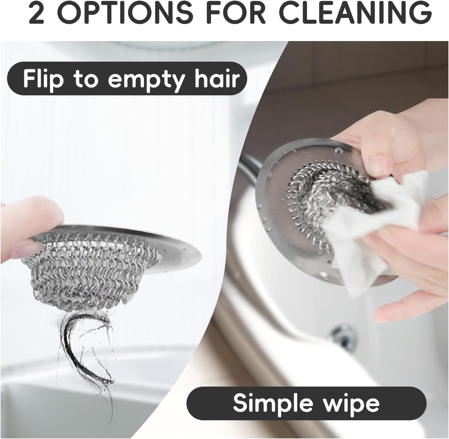 Wokdada Bathtub Drain Hair Catcher