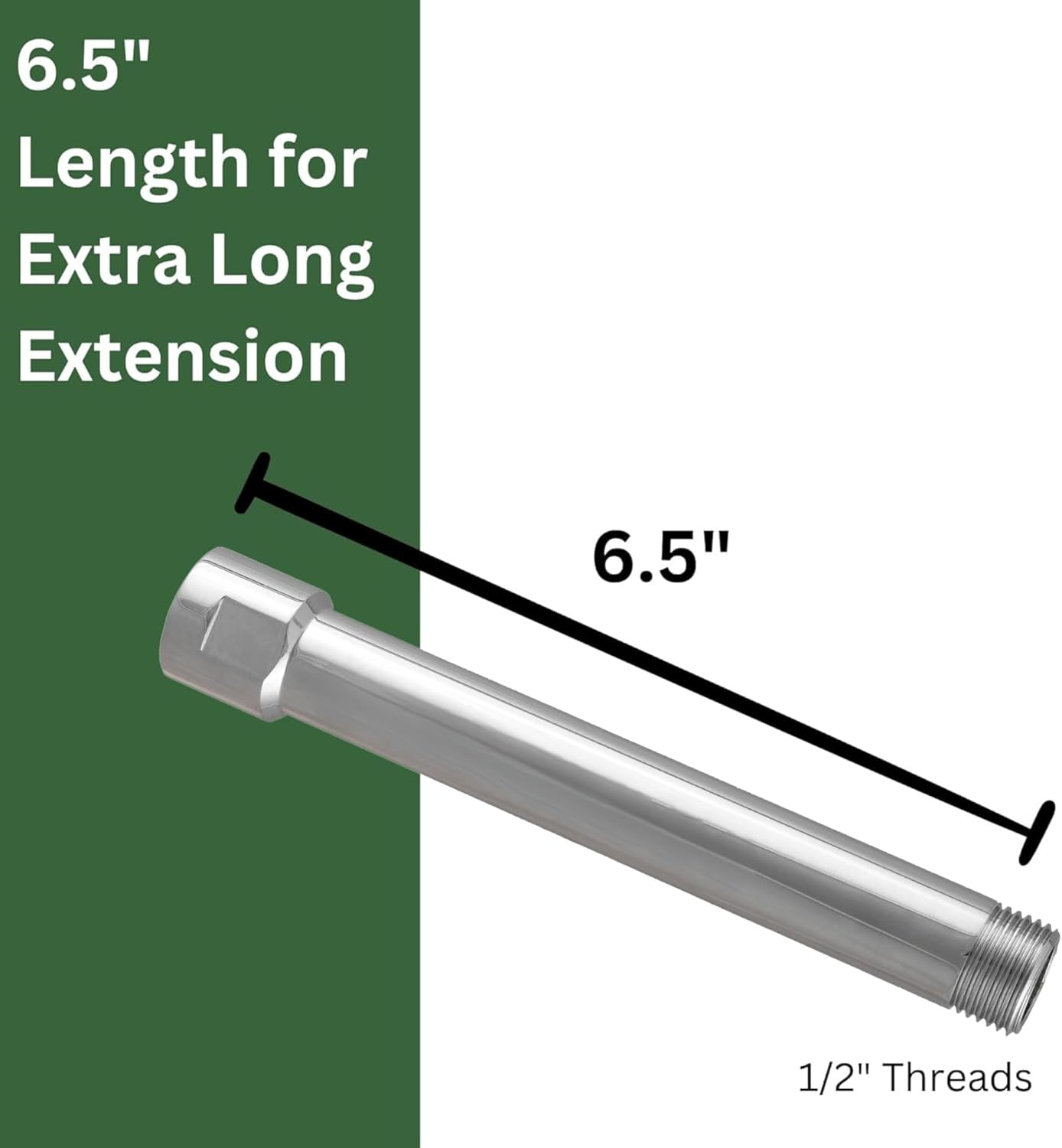 High Sierra E-Z REACH Shower Arm Extension - Brushed Gold
