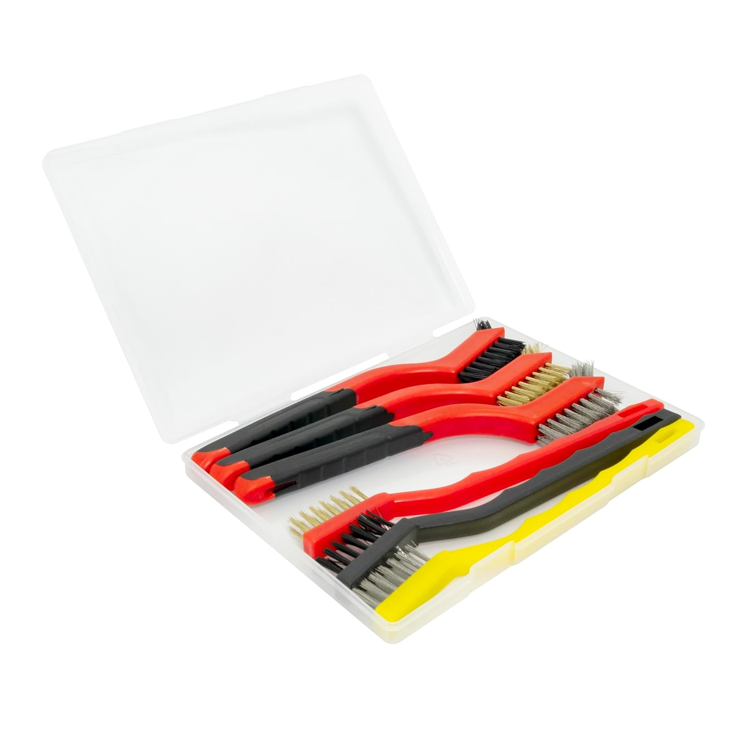 6Pcs Wire Brush Set for Rust and Dirt Removal 1