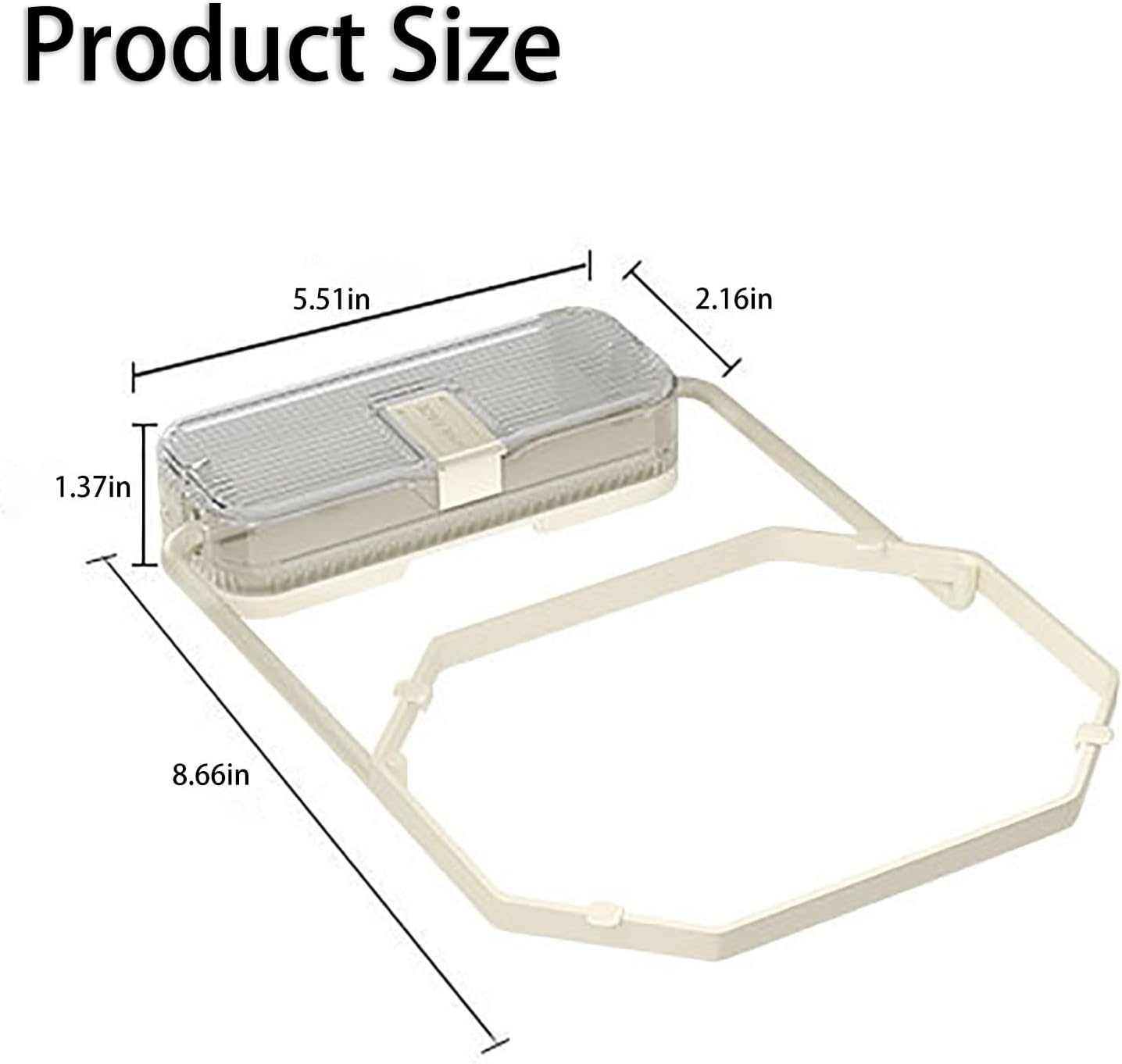 Cuzykitchen Sink Drainer with Suction Cup and Net 2 Pack