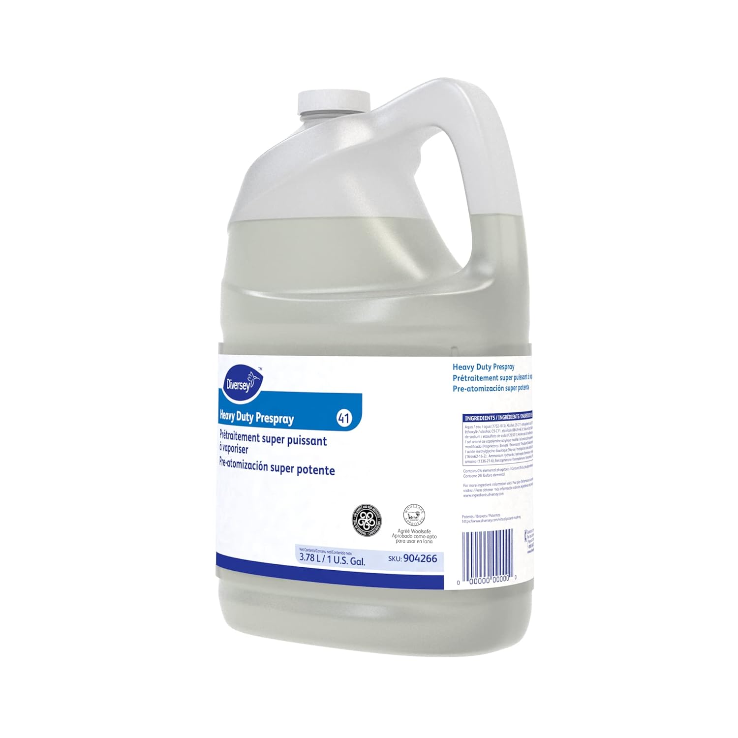 Diversey Carpet Cleanser Heavy-Duty Prespray 1 Gallon 4 Carton