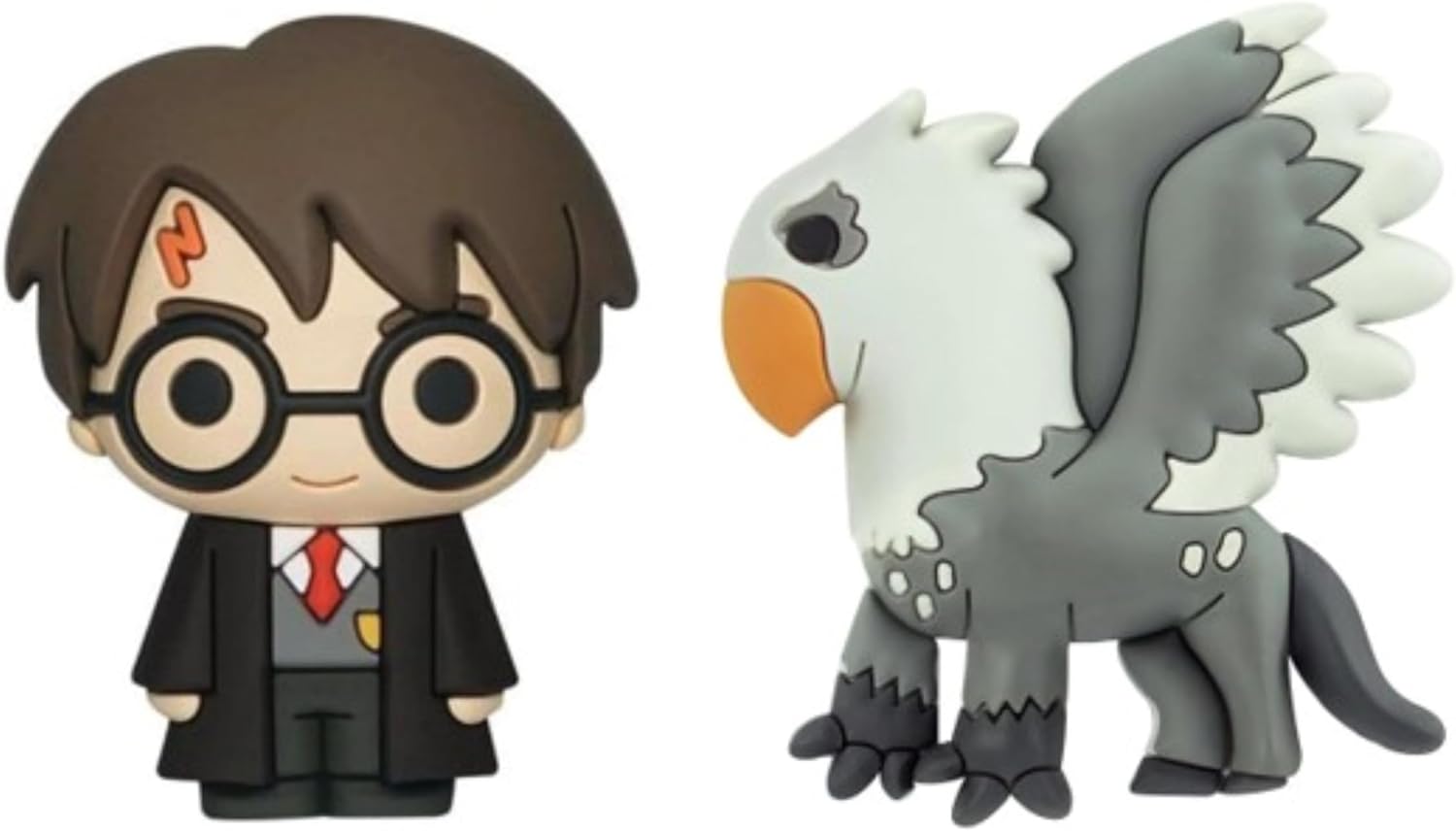 Harry Potter 2 Piece Chibi 3D Foam Magnet Set - Harry Buckbeak