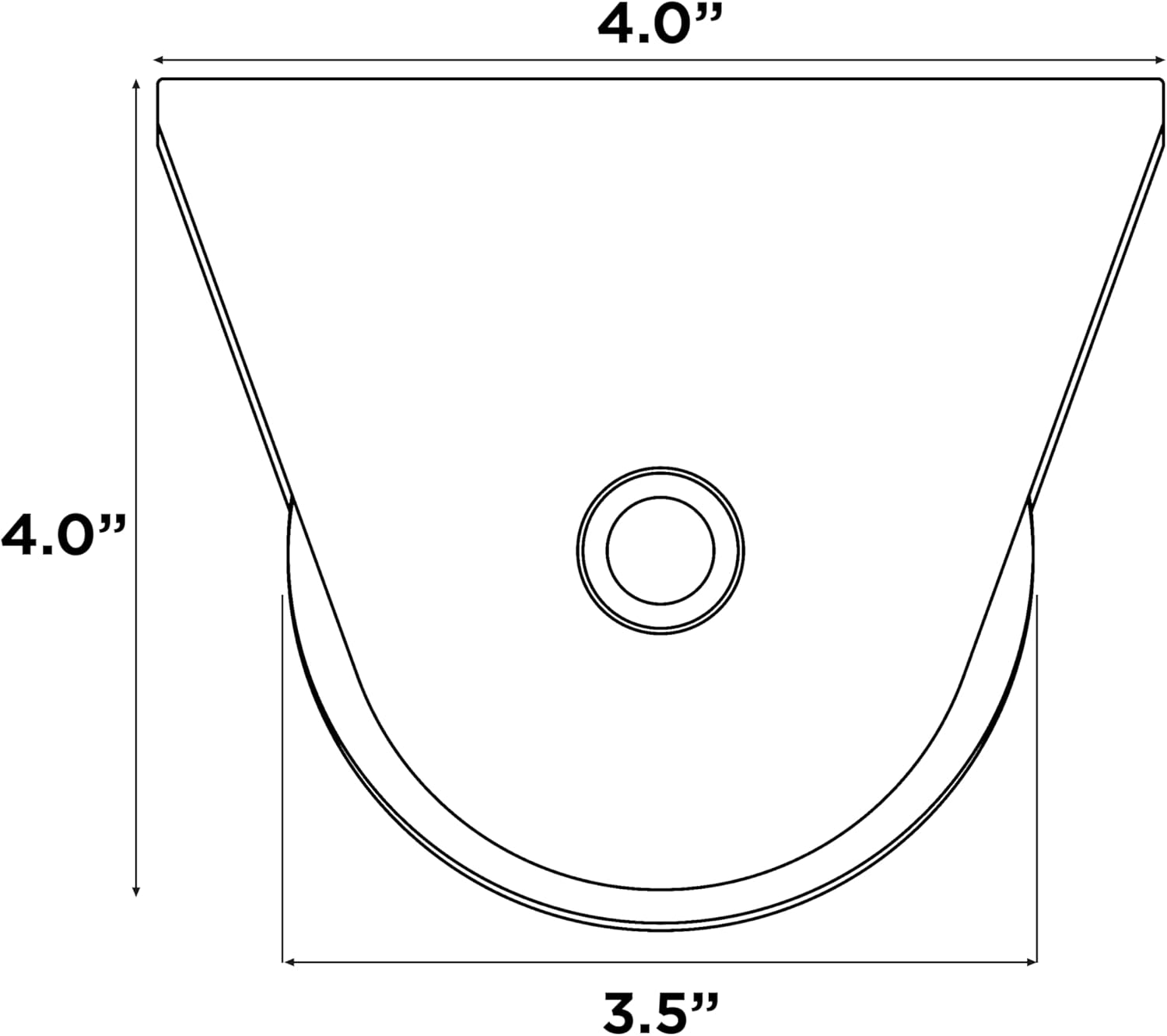 ALEKO 35 Inch V-Groove Gate Wheel