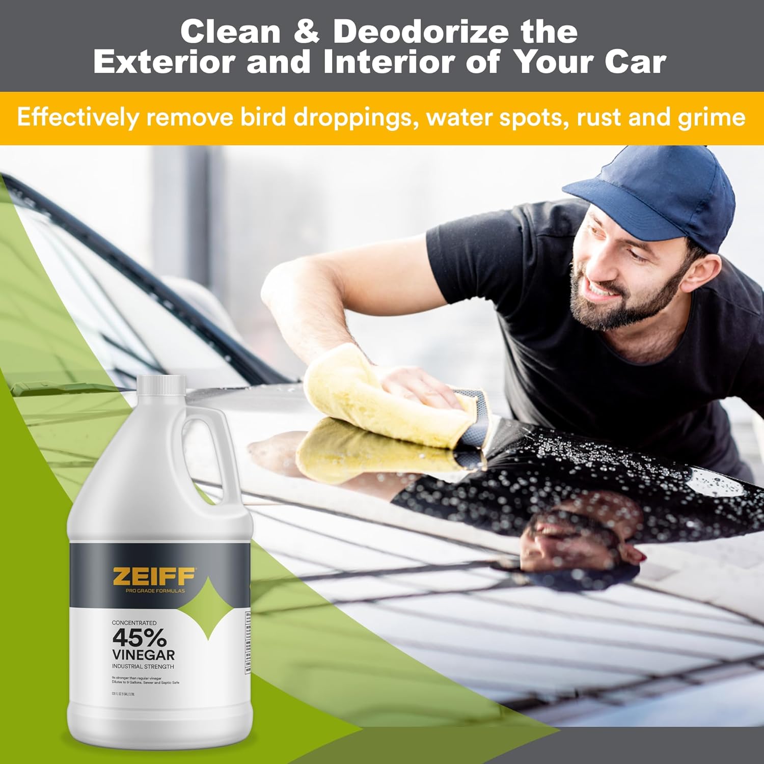 Zeiff 45 Pure Concentrated Vinegar - 2 Gallon Technical Grade