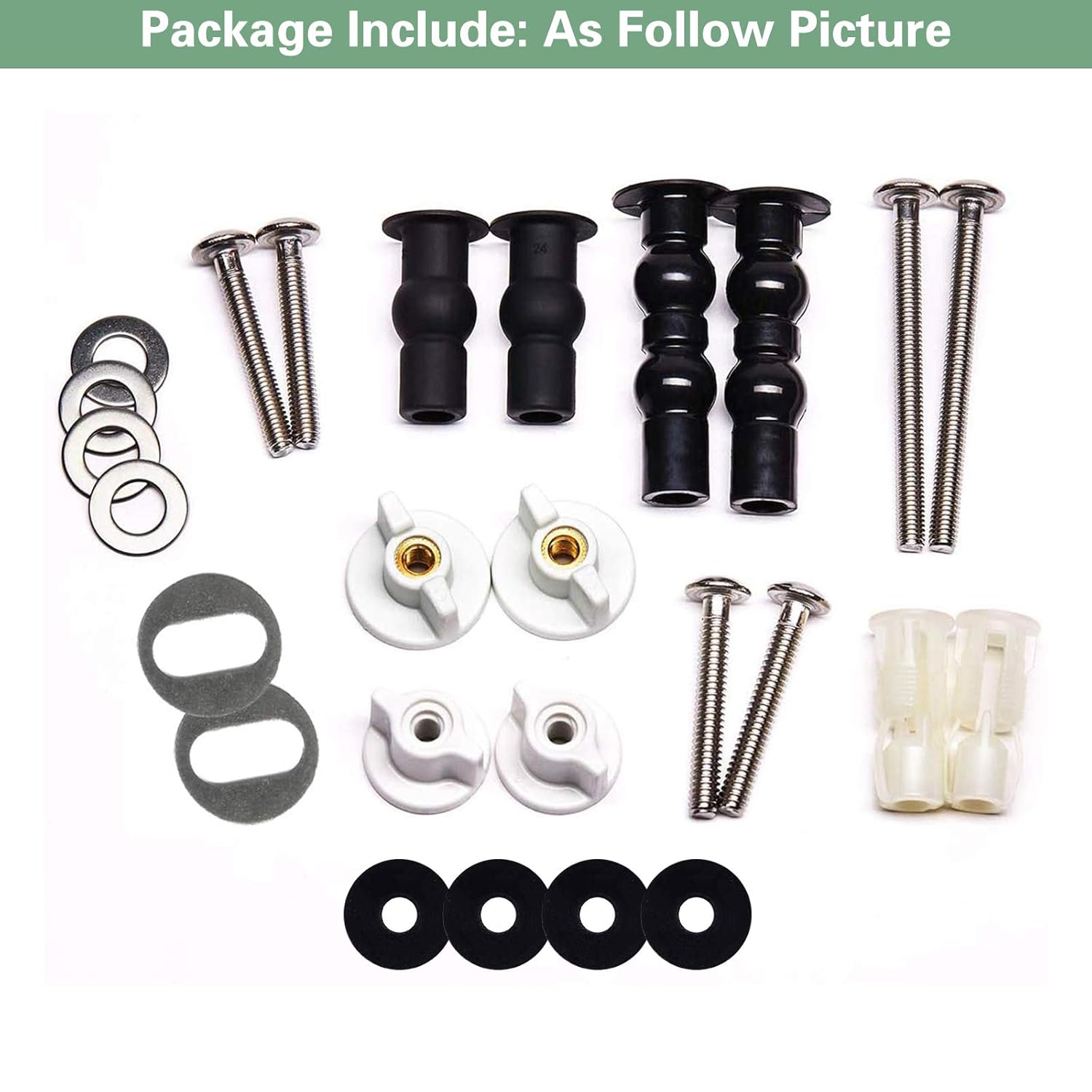 iFealClear Universal Toilet Seat Replacement Kit