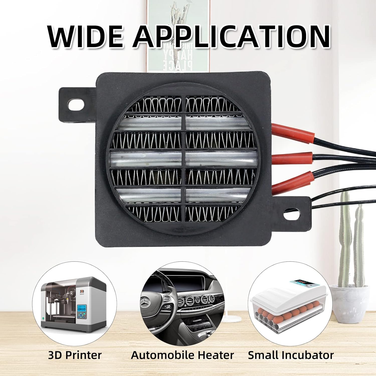 PTC Fan Heater 110V 200W Energy Saving Portable