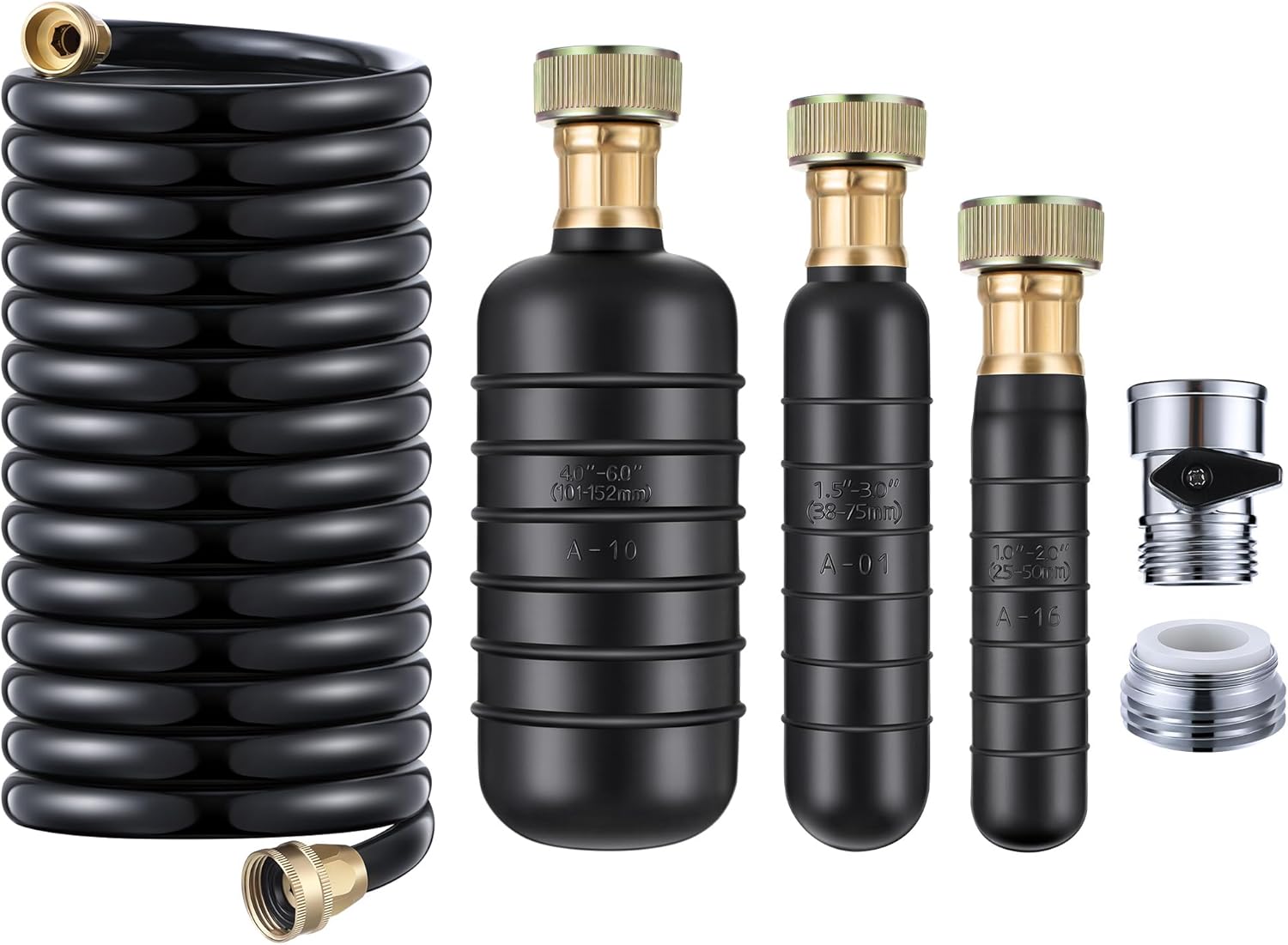 Enhon Drain Bladder Kit for 1-6 Inch Pipes