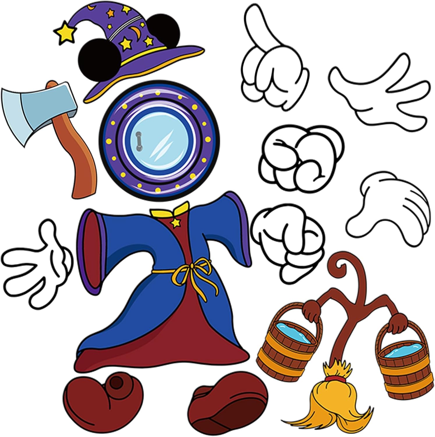 RiVolTa Magical Cruise Door Magnets 15 Pcs