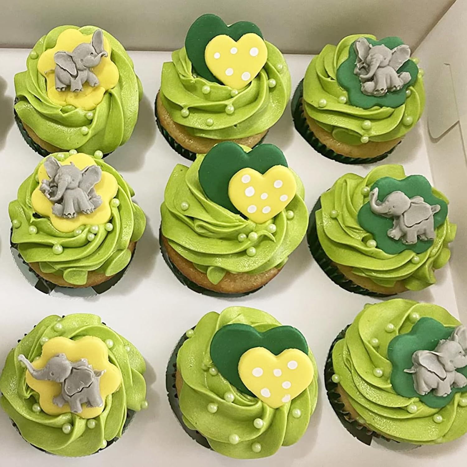 Caregene Mini Elephant Chocolate Moulds for Baby Shower