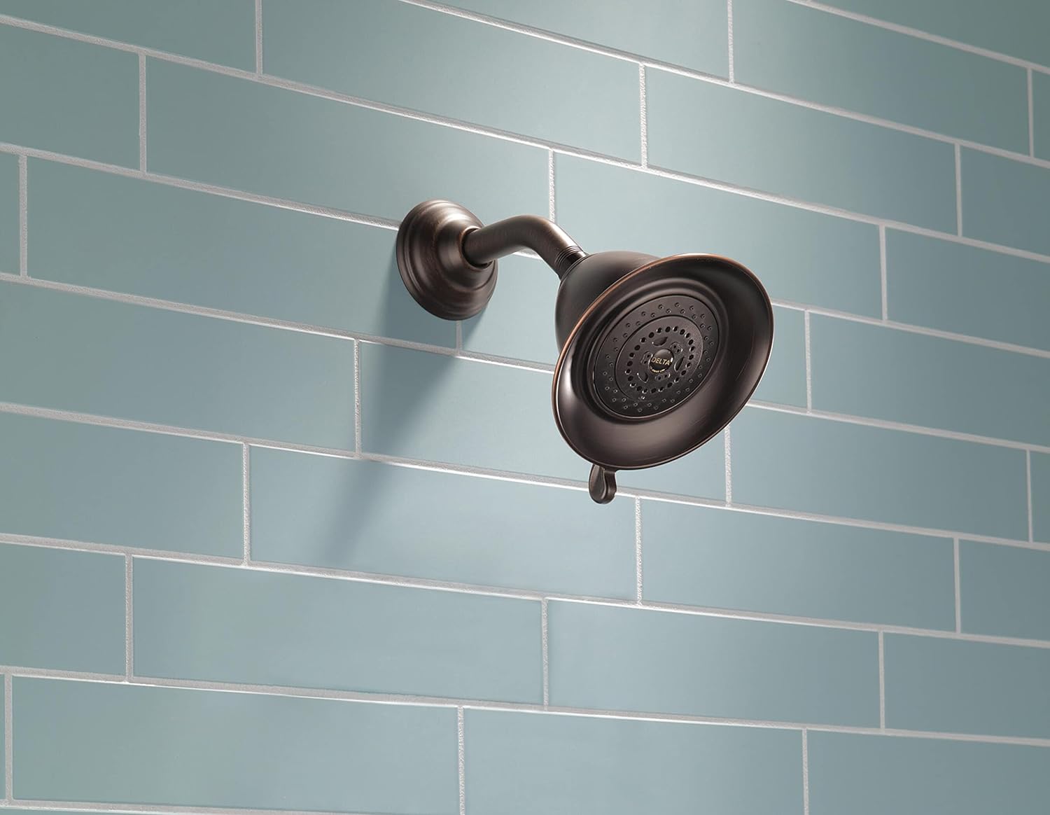 Delta Faucet 3-Spray Touch-Clean Shower Head Venetian Bronze