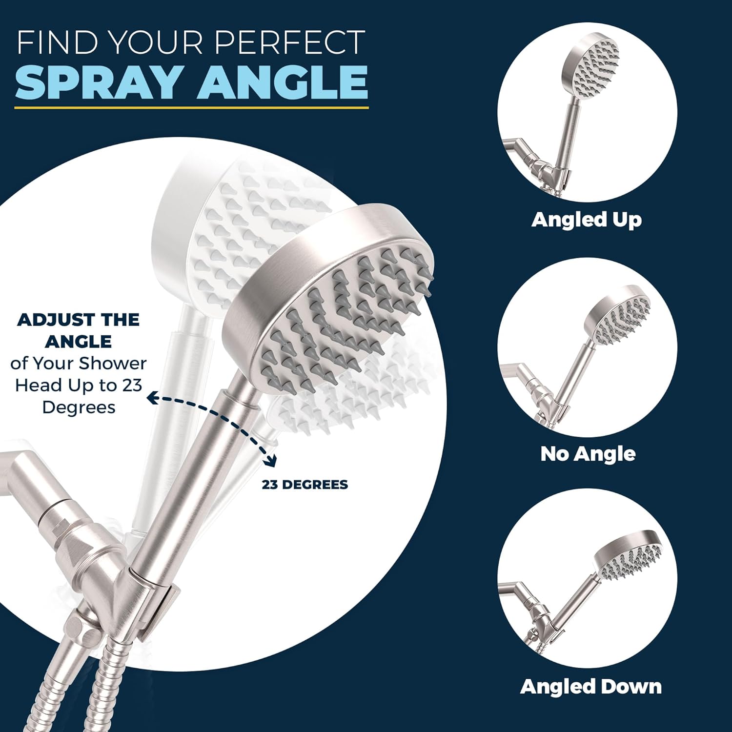 HammerHead Showers All Metal Handheld Shower Holder
