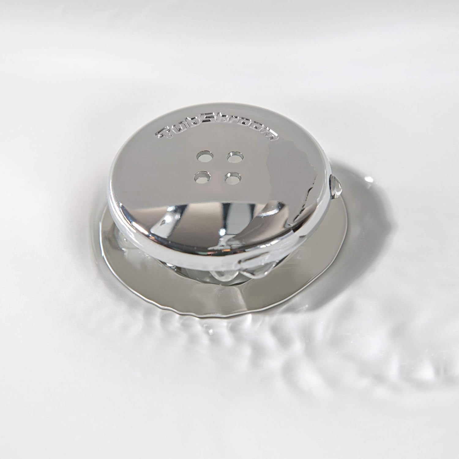 TubShroom Drain Protector - 2 Pack Chrome 15 - 175 Fit