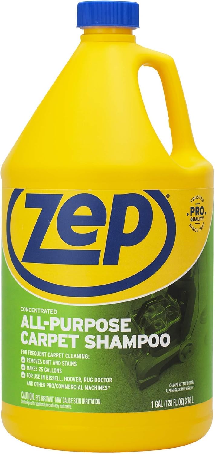 Zep Carpet Shampoo Concentrate Cleaner - 1 Gallon - ZUCEC128