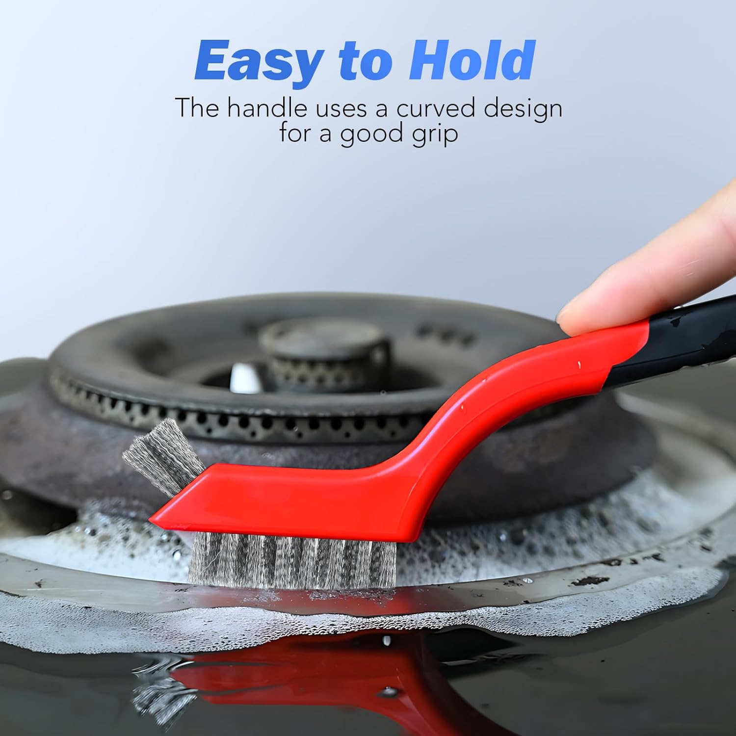 TOSEERY 6 Pcs Wire Brush Set for Cleaning and Rust Removal