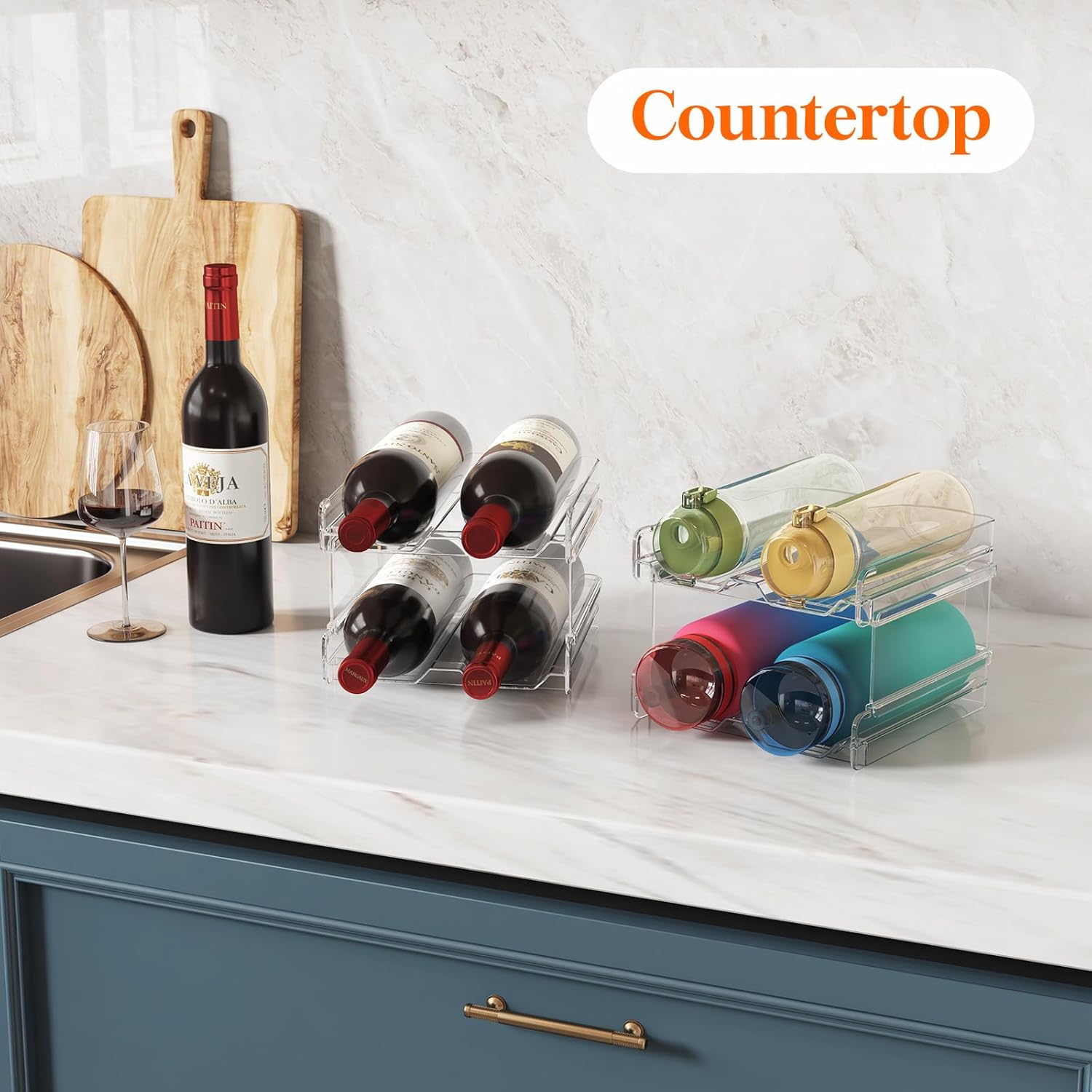 Lifewit Wine Rack for Fridge Cabinet Countertop