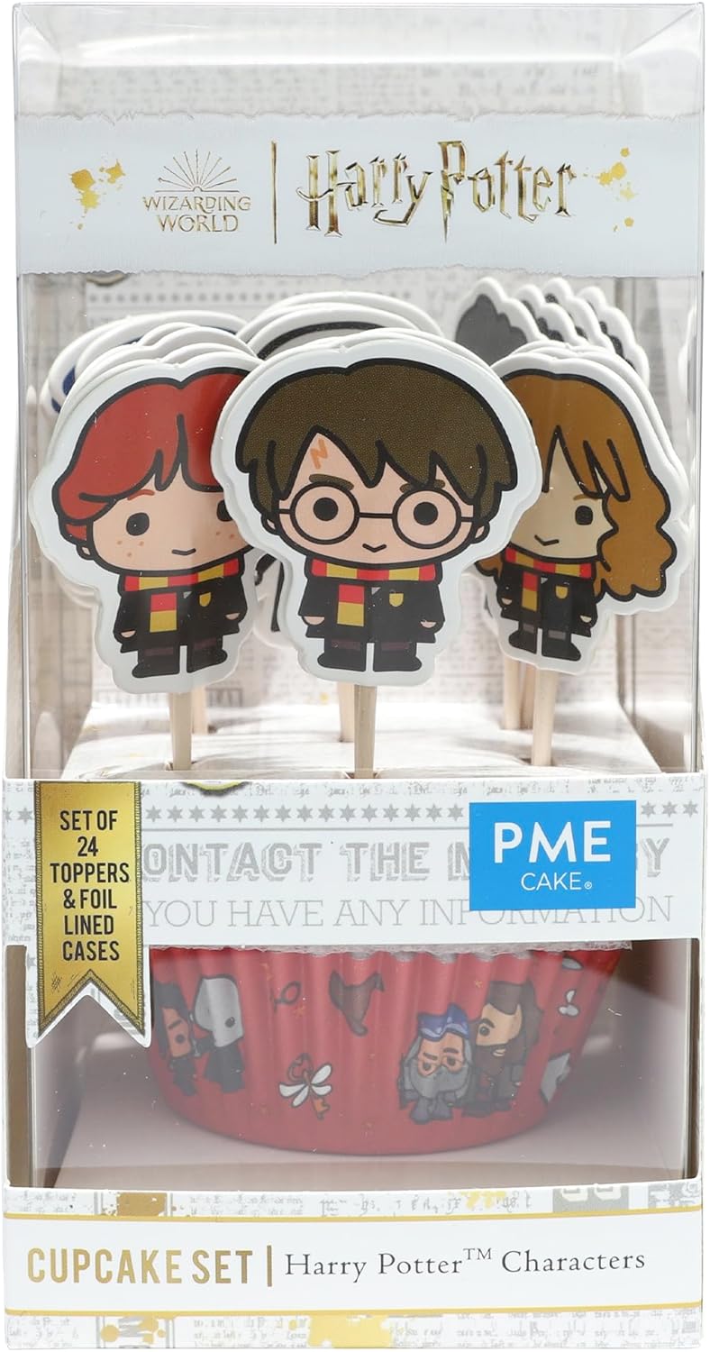 PME Harry Potter Cupcake Kit 24 Cases Toppers