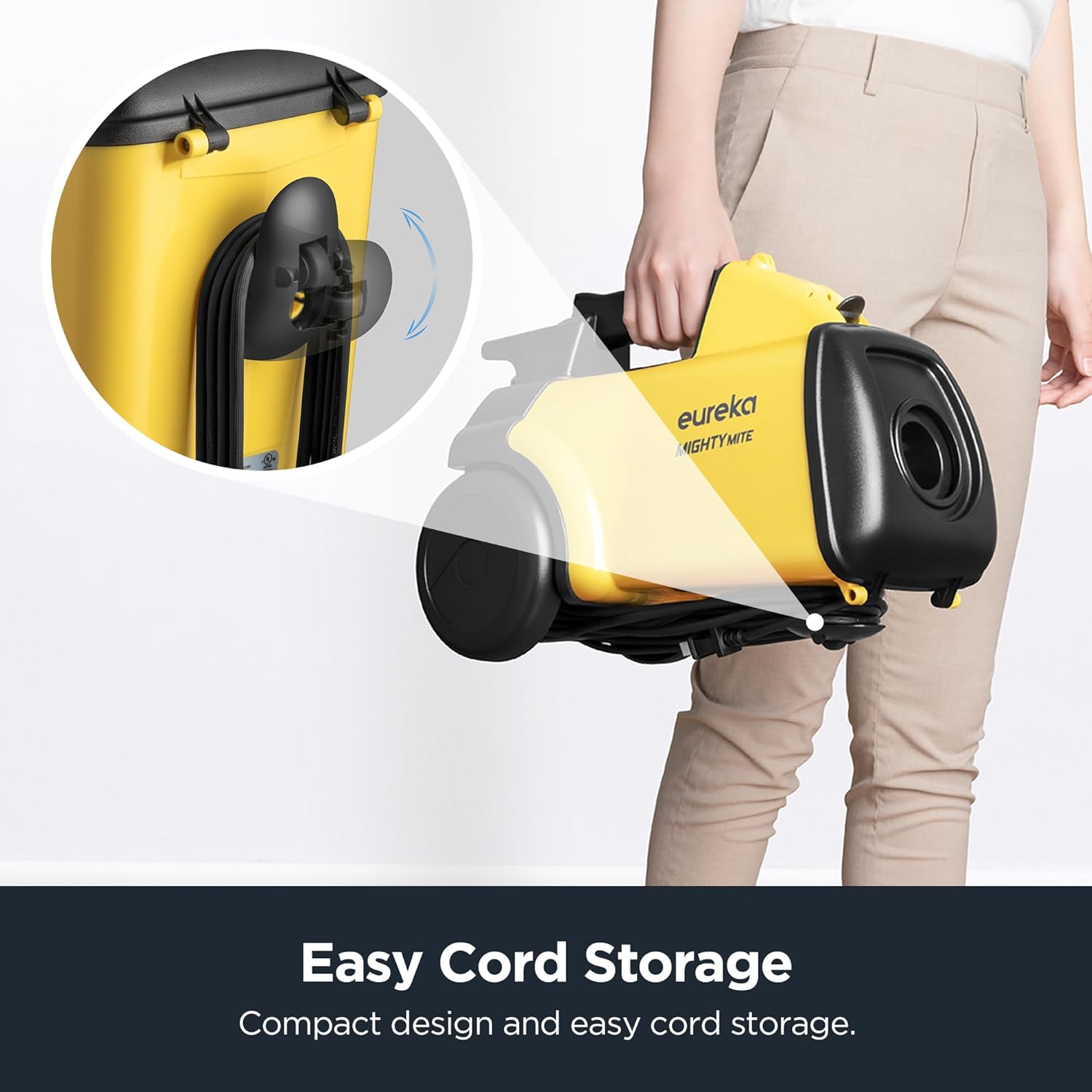 Eureka 3670M Canister Vacuum 12 Amps 25L Dust Bag Yellow