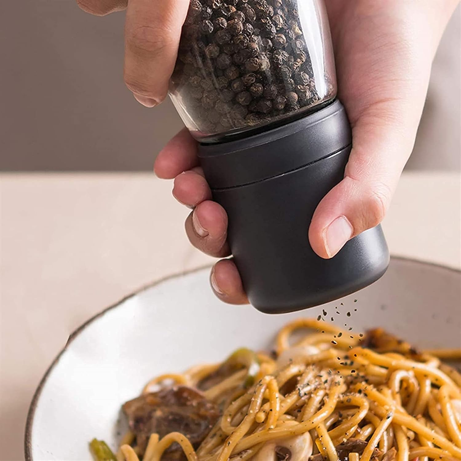 Ceramic Salt and Pepper Grinders Set 2Pcs