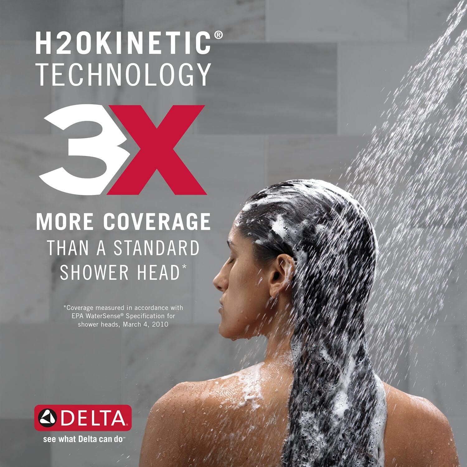 Delta Faucet Nicoli 14 Series Trim Kit with 5-Spray H2Okinetic Head