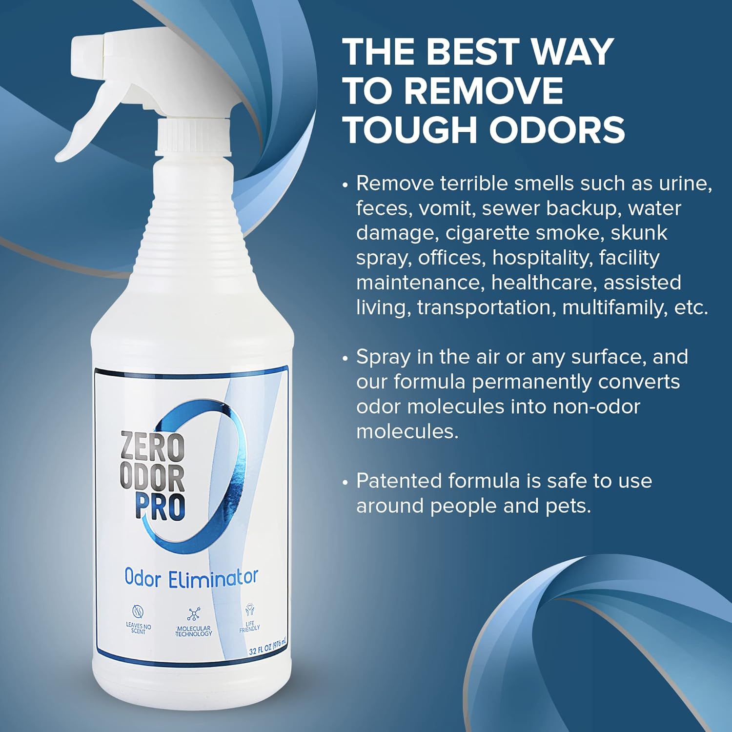 Zero Odor Pro - Commercial Strength Odor Eliminator 32 oz