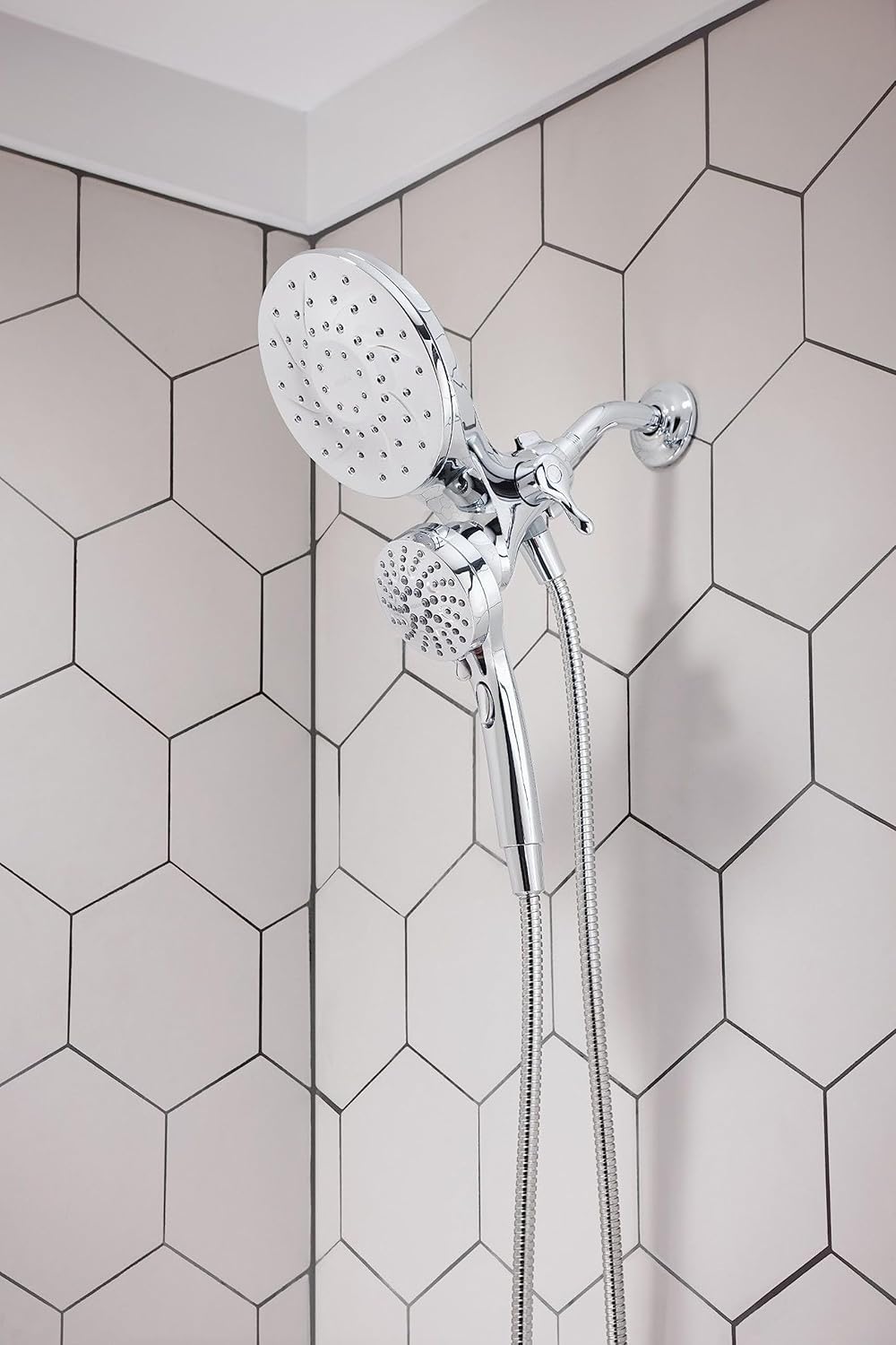 Moen Magnetix 25 GPM Chrome Handheld Rain Shower Head 2-in-1 Combo