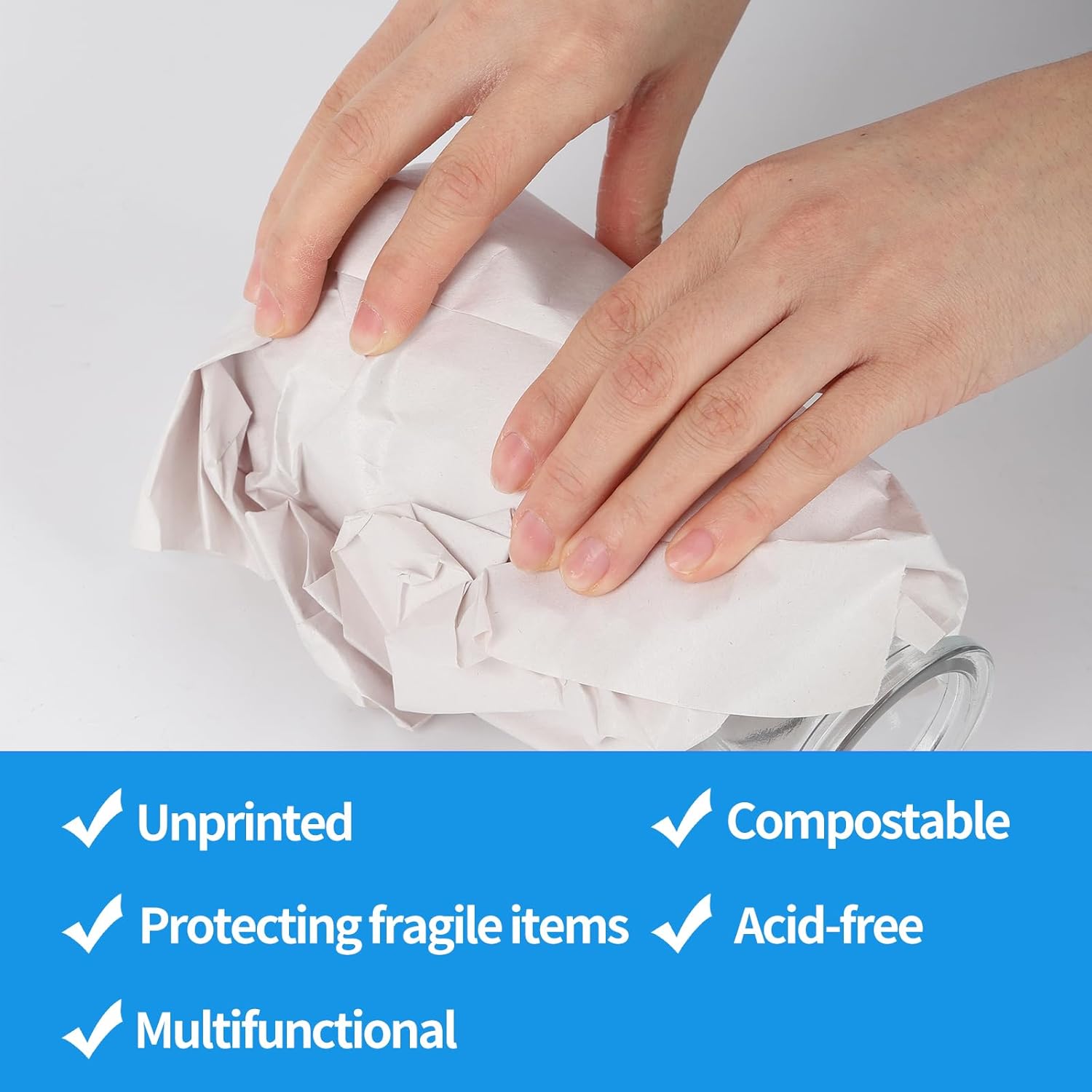 AXELIP 14x11 Newsprint Packing Paper 80 Sheets