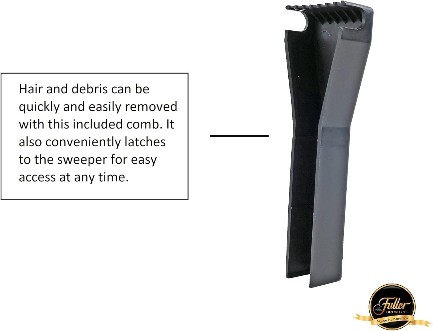 Fuller Brush Electrostatic Carpet Floor Sweeper - 9 Path - Lightweight - Gray
