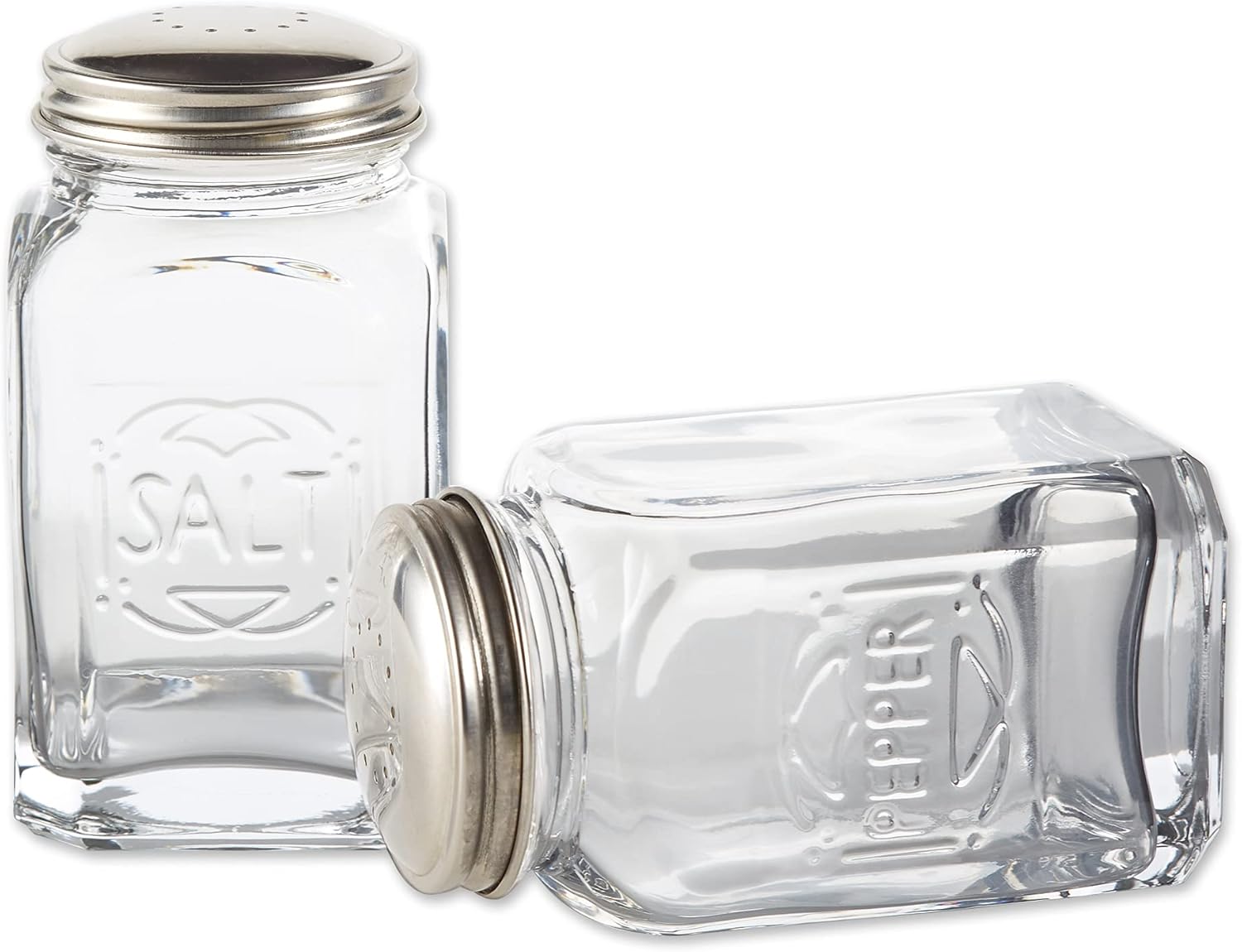 RSVP International Jumbo Retro Salt Pepper Shaker Set