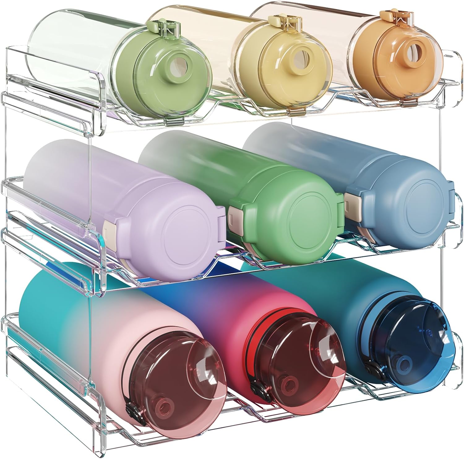 Lifewit Stackable Water Bottle Organizer 3Pack