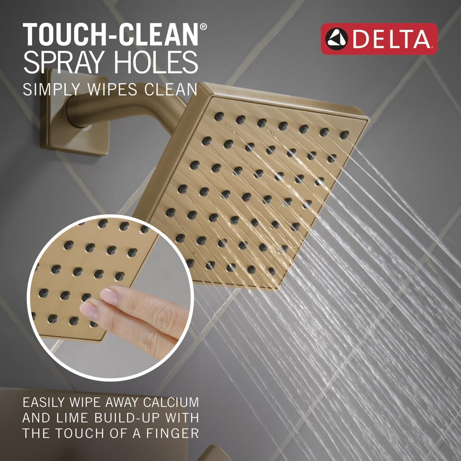 Delta Faucet Velum 14 Series Gold Shower Trim Kit 1