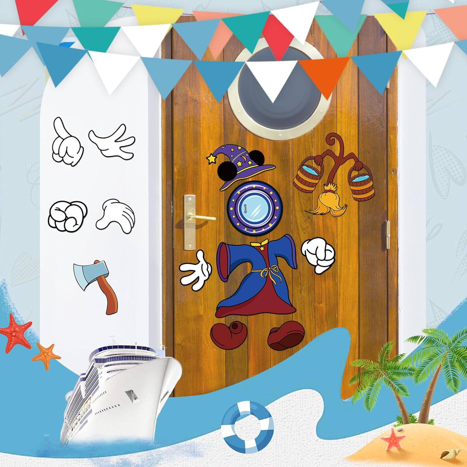 RiVolTa Magical Cruise Door Magnets 15 Pcs