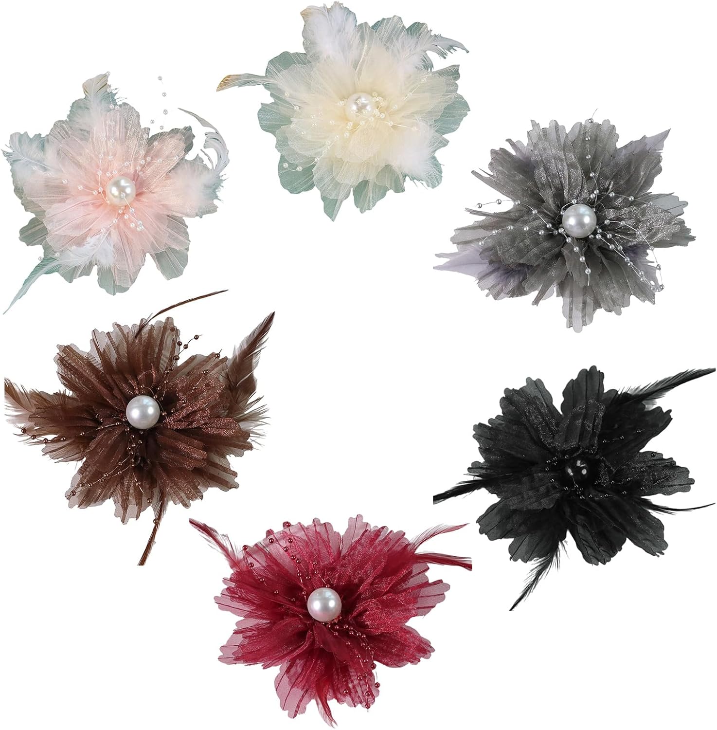 3D Fabric Flower Patches for Costume and Dress Customization