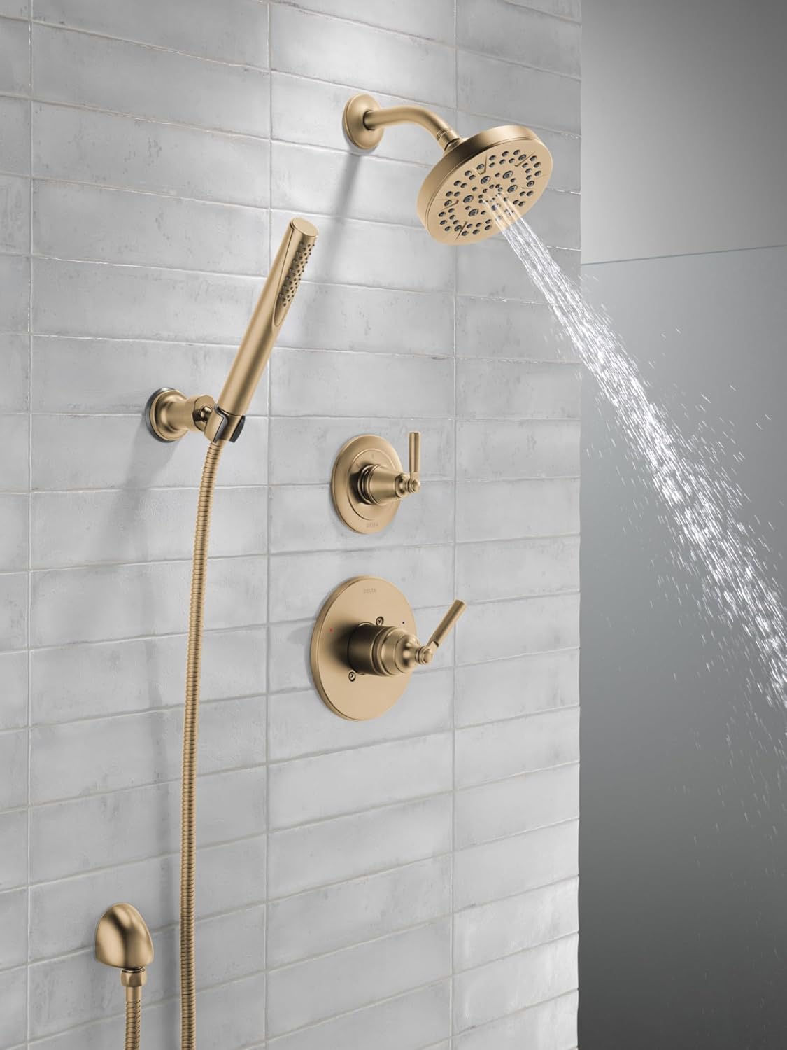 Delta Saylor 14 Series Gold Shower Valve Trim Kit CZ