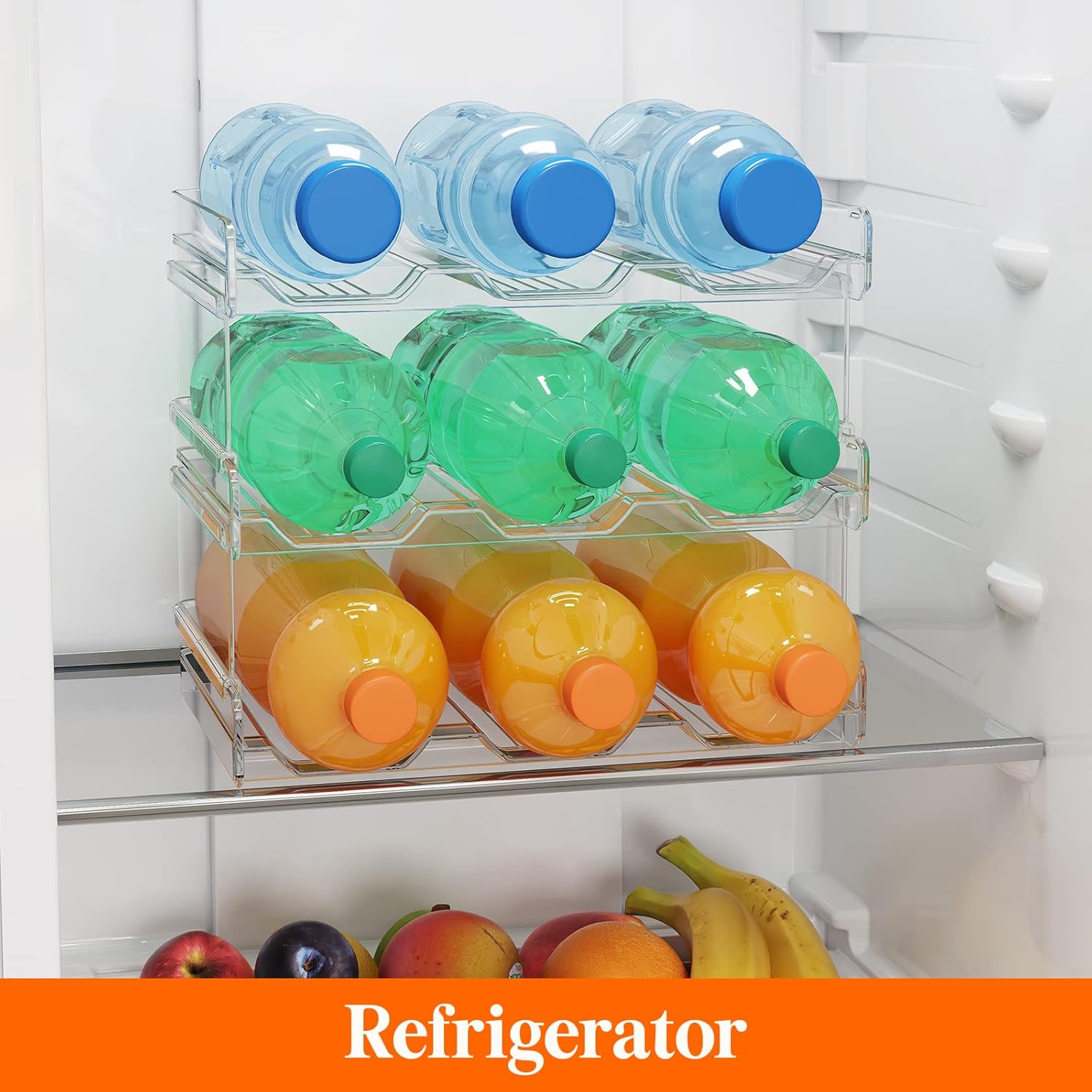 Lifewit Stackable Water Bottle Organizer 3Pack