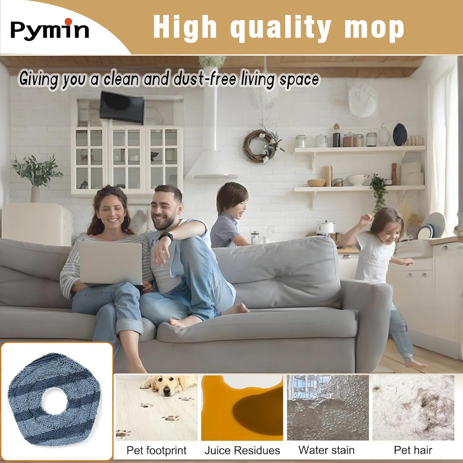 Pymin 20PCS Vacuum Accessories for Eufy X10 Pro Omni Cleaner Robot