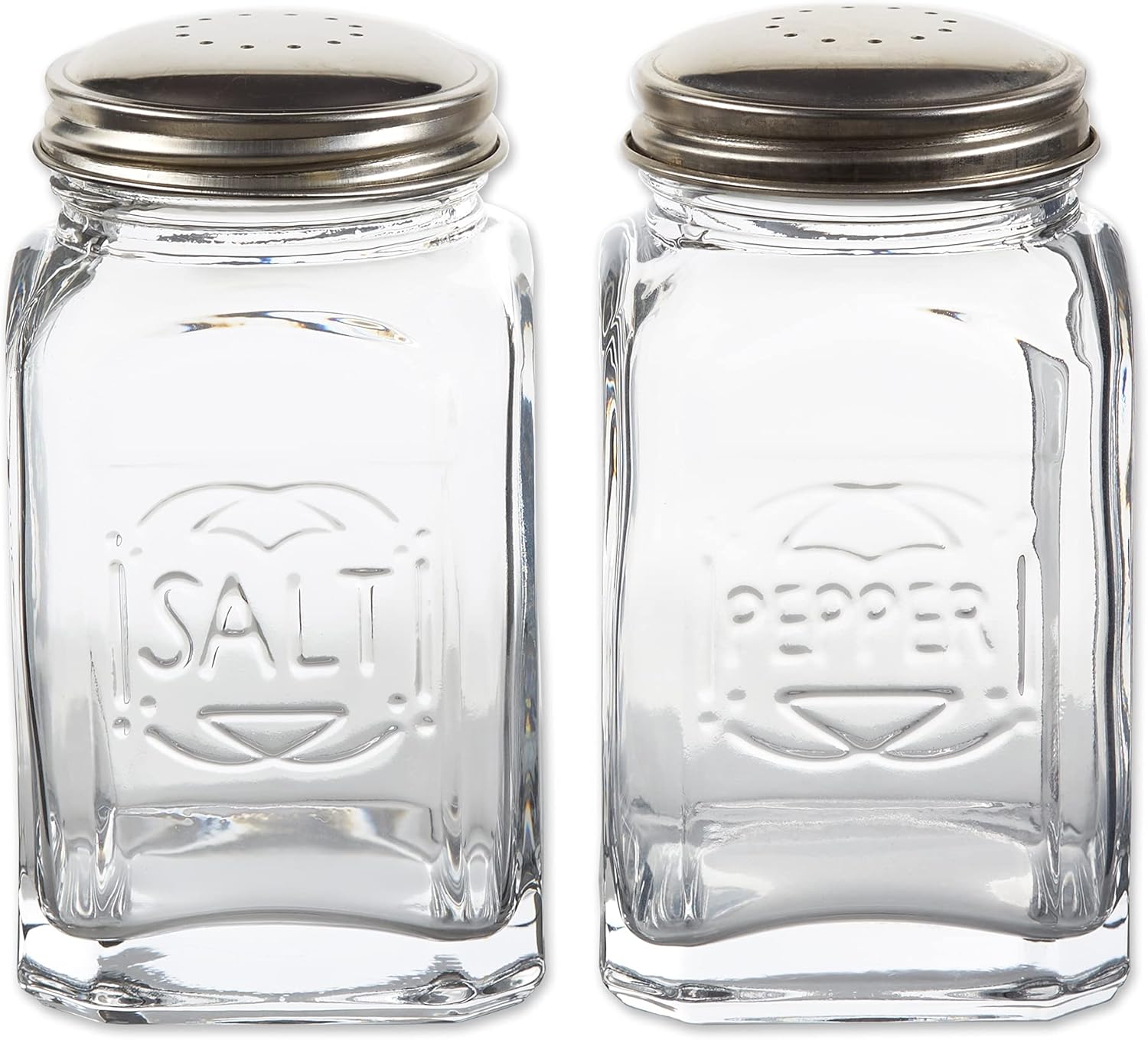 RSVP International Jumbo Retro Salt Pepper Shaker Set