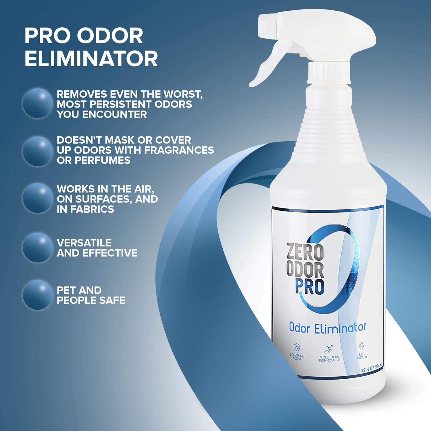Zero Odor Pro - Commercial Strength Odor Eliminator 32 oz