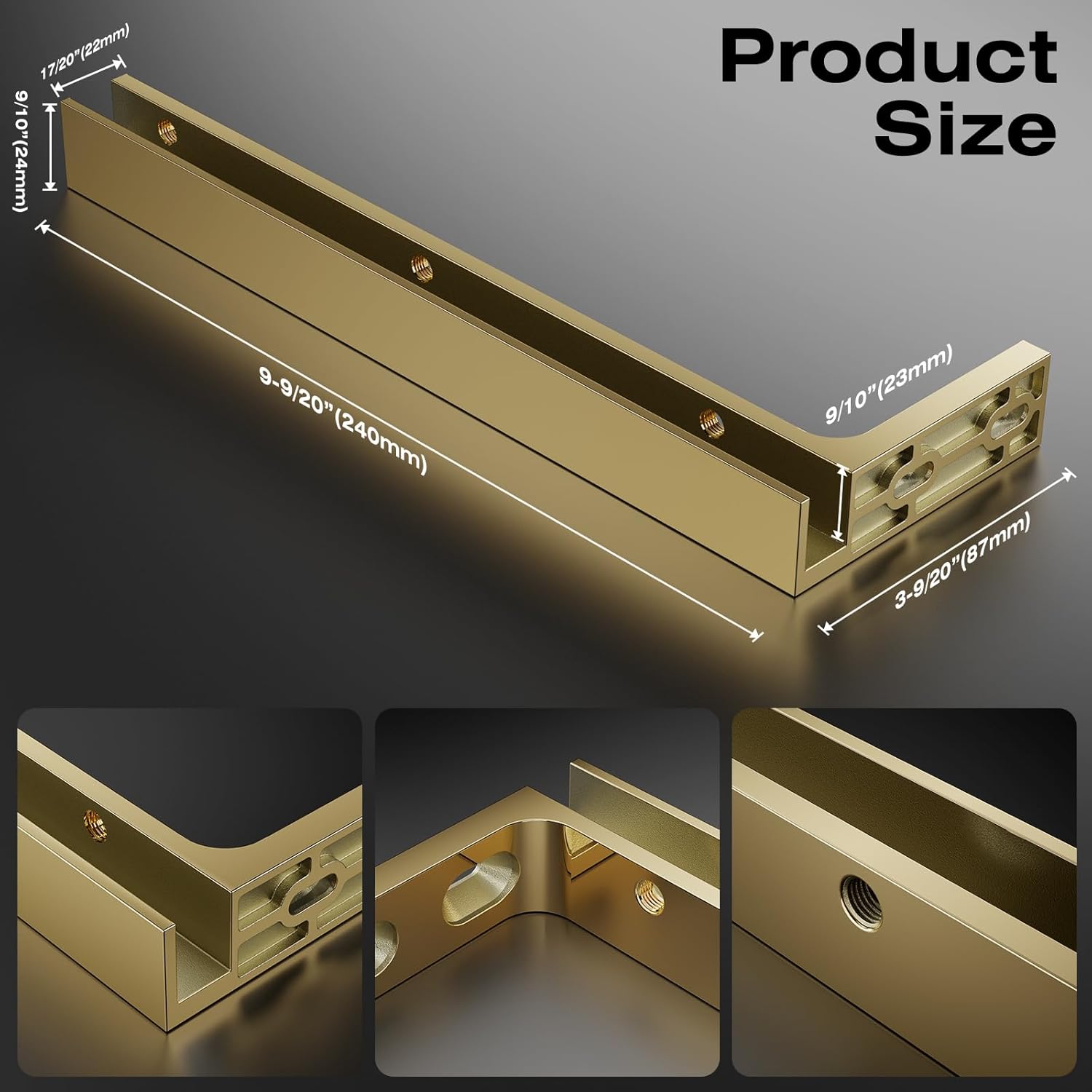 Heavy Duty Glass Clamp Support Bracket for Frameless Shower Doors