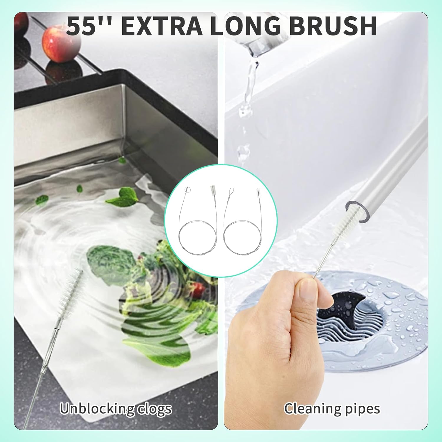 YONHTUTU 16 Pcs Ice Maker Cleaning Brush Set with Rags