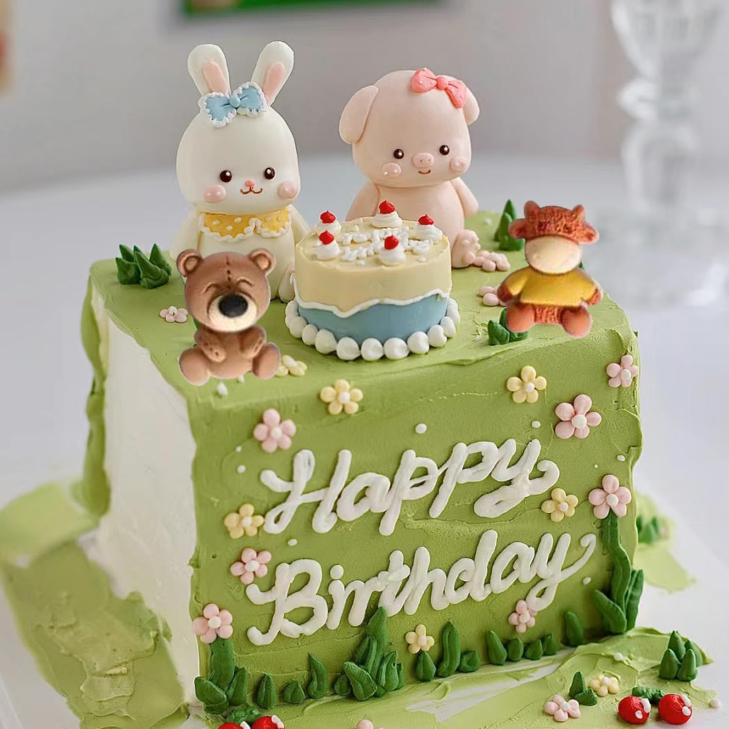 Zoo Animals Silicone Fondant Mold for Cake Decor